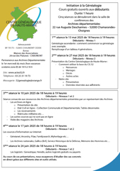 2025 Programme Cours à Chaumont